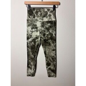 Lululemon Align Pant 25 Diamond Dye Light Sage Army Green Dark Olive Leggings 4